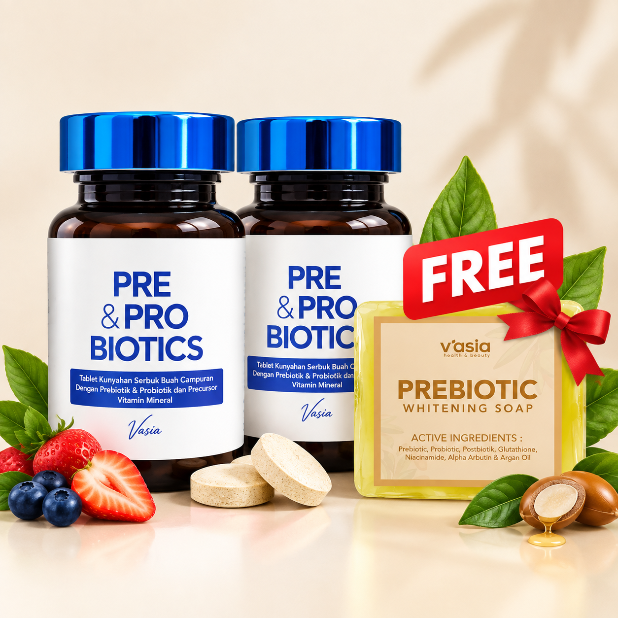 Set Jimat V'Asia Pre&Probiotics