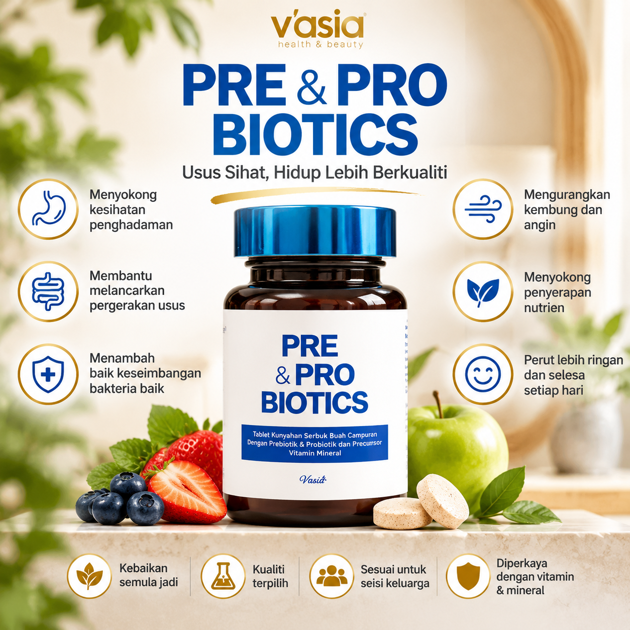 Set Trial V'Asia Pre&Probiotics